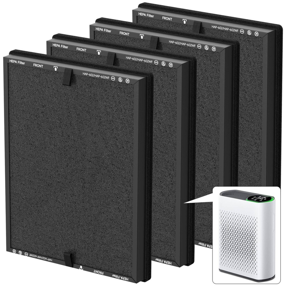 HAP602 Replacement Filter Compatible with ECOSELF HAP602/ HAP602WF Air Purifi...