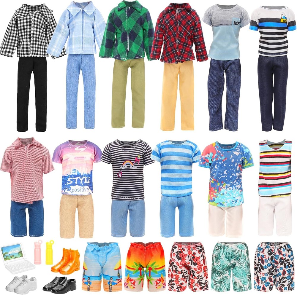 Boy Doll Clothes And Accessories Set
