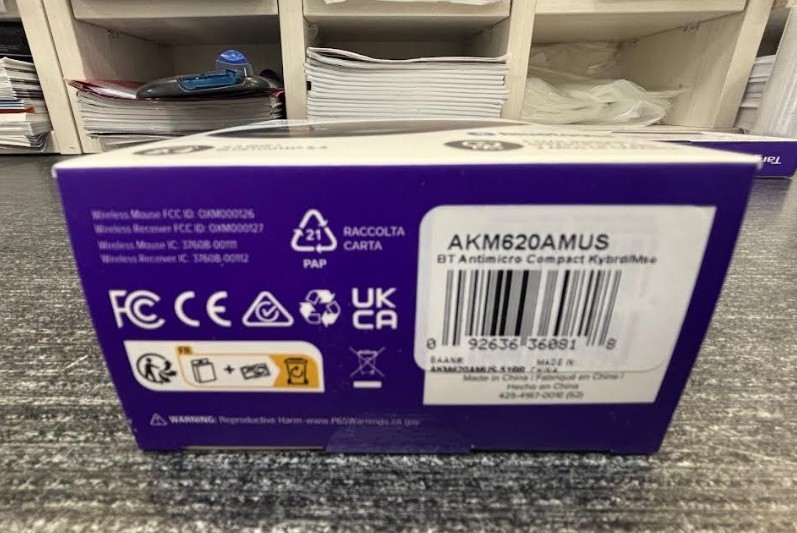 Targus Compact Multi-Device Bluetooth Antimicrobial Keyboard and Compact Mouse