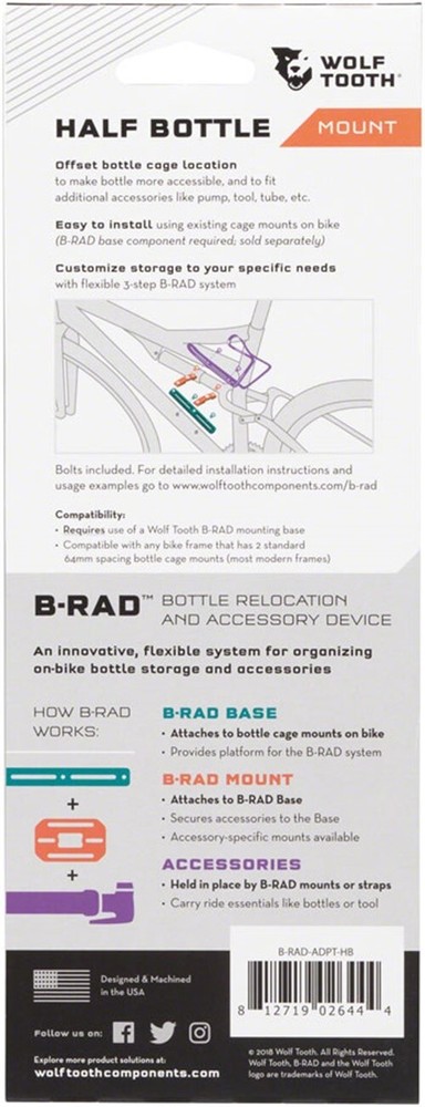 Wolf Tooth Components B-RAD Double Barrel Bottle Cage