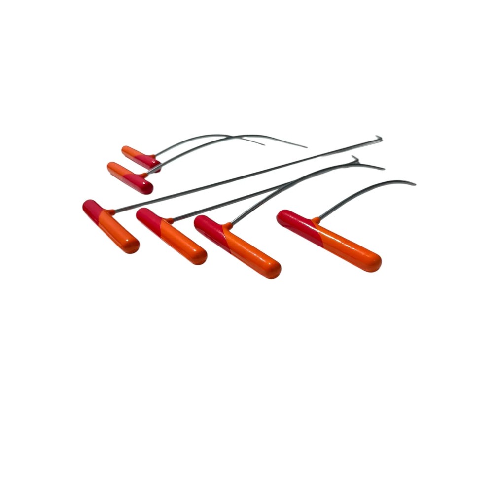 Zynera Edition 6-Piece Mini Sharp Tip Rainbow Bend Left & Right Steel PDR Tools