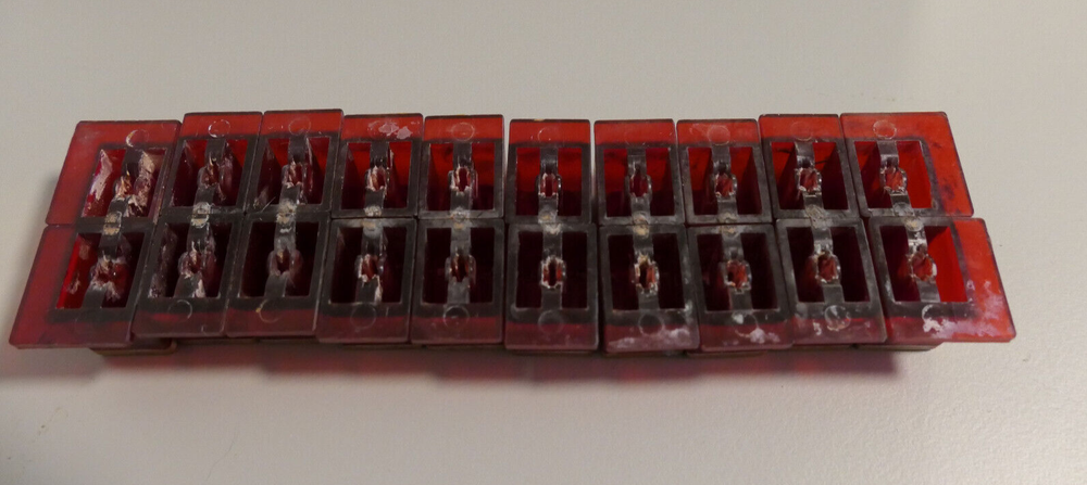 Original Seeburg A, B, C Jukebox or Seeburg 3W1, 3W100 Wallbox Button Set #2
