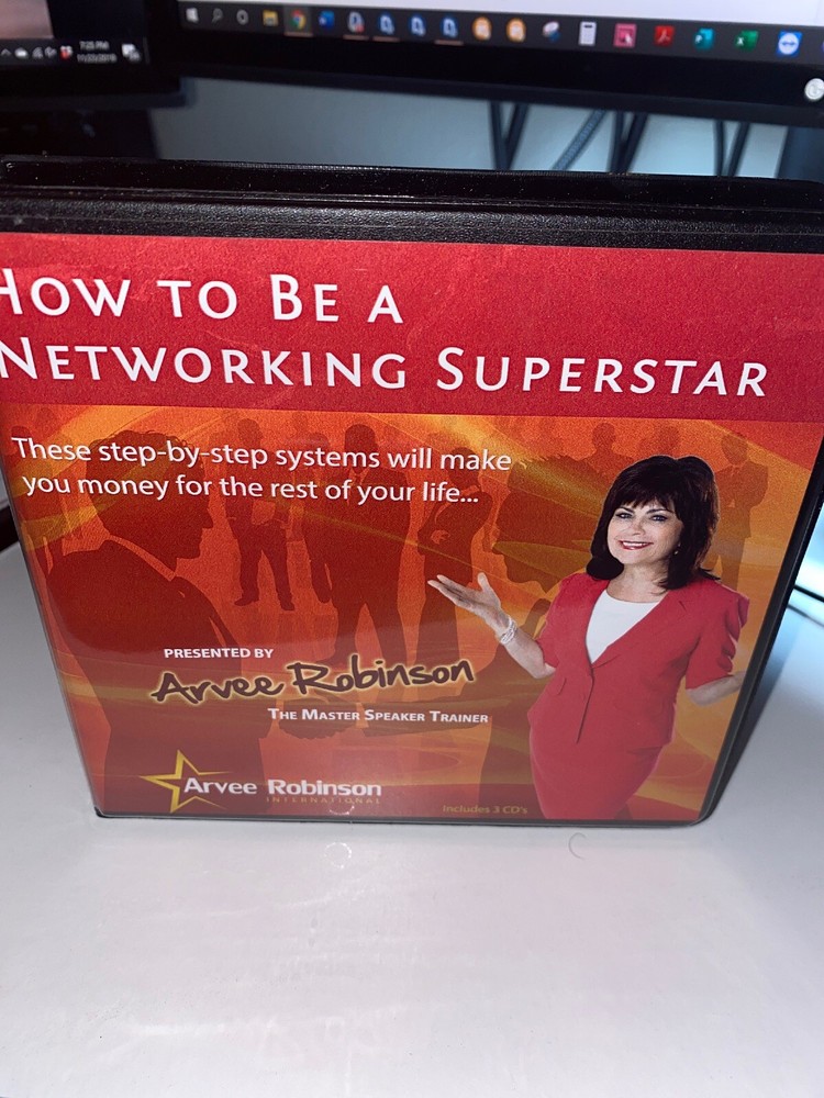 How to Be A Networking Superstar - Arvee Robinson 3 CD Set