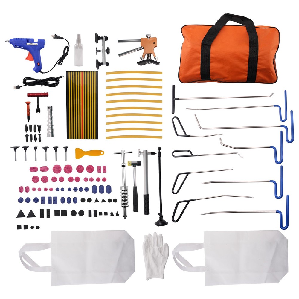 89pcs Paintless Dent Removal Tool Kit Bridge Puller Slide Hammer Repair