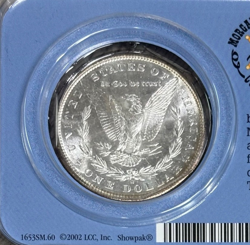 1881 S Morgan 90% Silver Dollar, Devils Tower