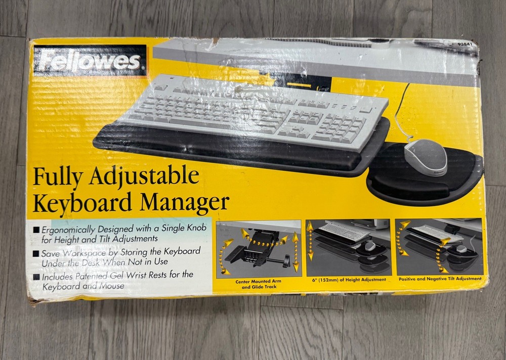 Fellowes Fully Adjustable Keyboard Manager