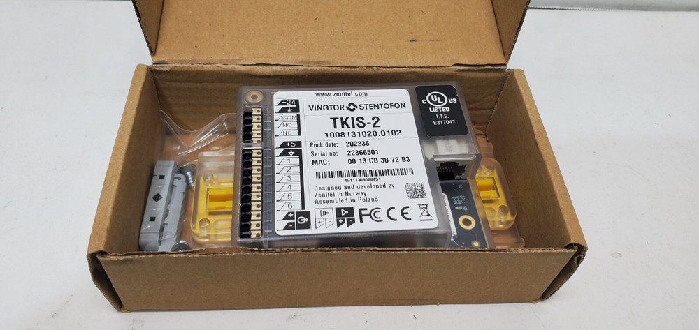 Stentofon TKIS-2 External Relay for Audio Intercoms Security Accessory