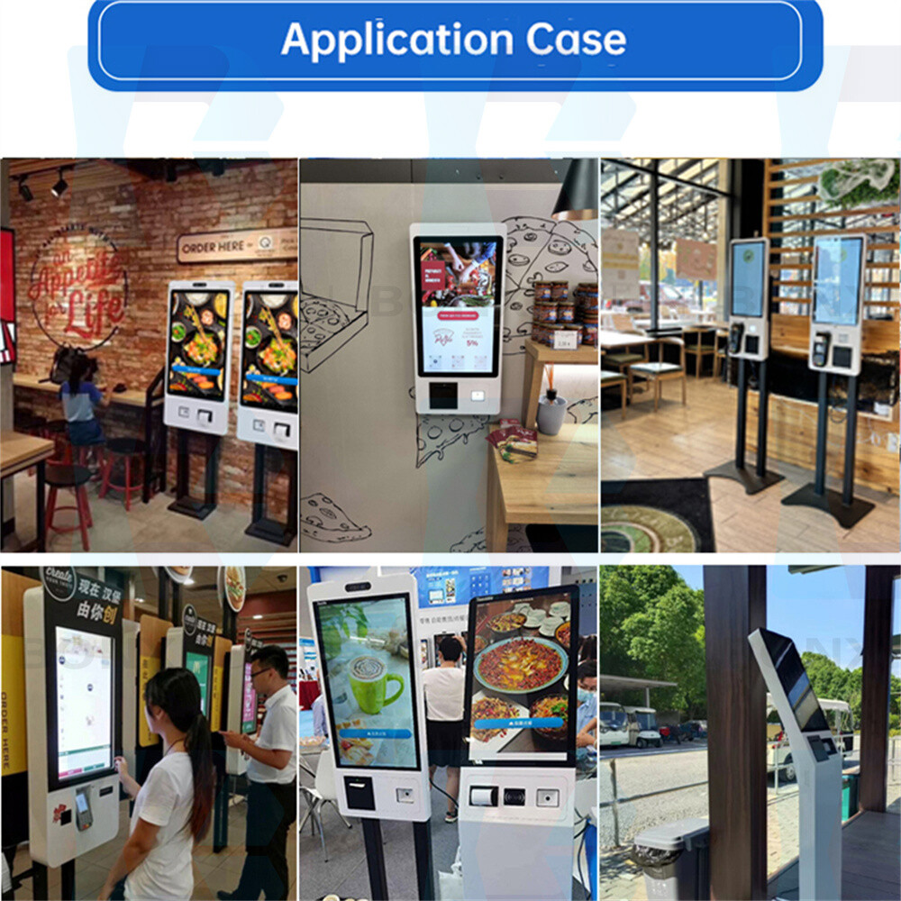 Wall Mount Touchscreen Ordering Machine Self Service for Restaurant