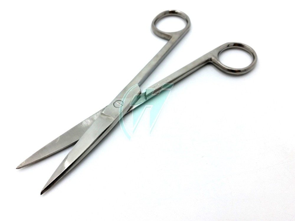 OPERATING DISSECTING SCISSORS 6.5" STRAIGHT SHARP SHARP TIP SURGICAL INSTRUMENT