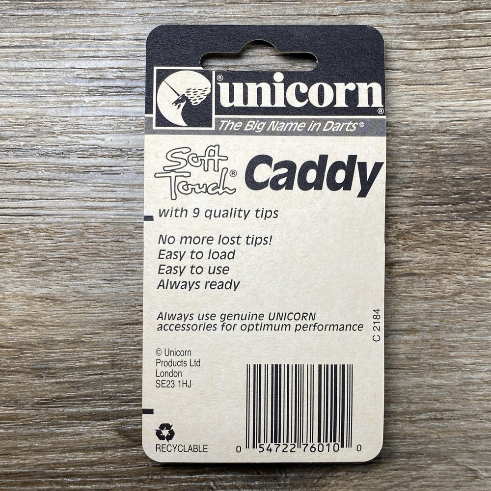 NEW Unicorn Soft Touch Caddy 9pc Replacement Tips For Soft Tip Darts Red