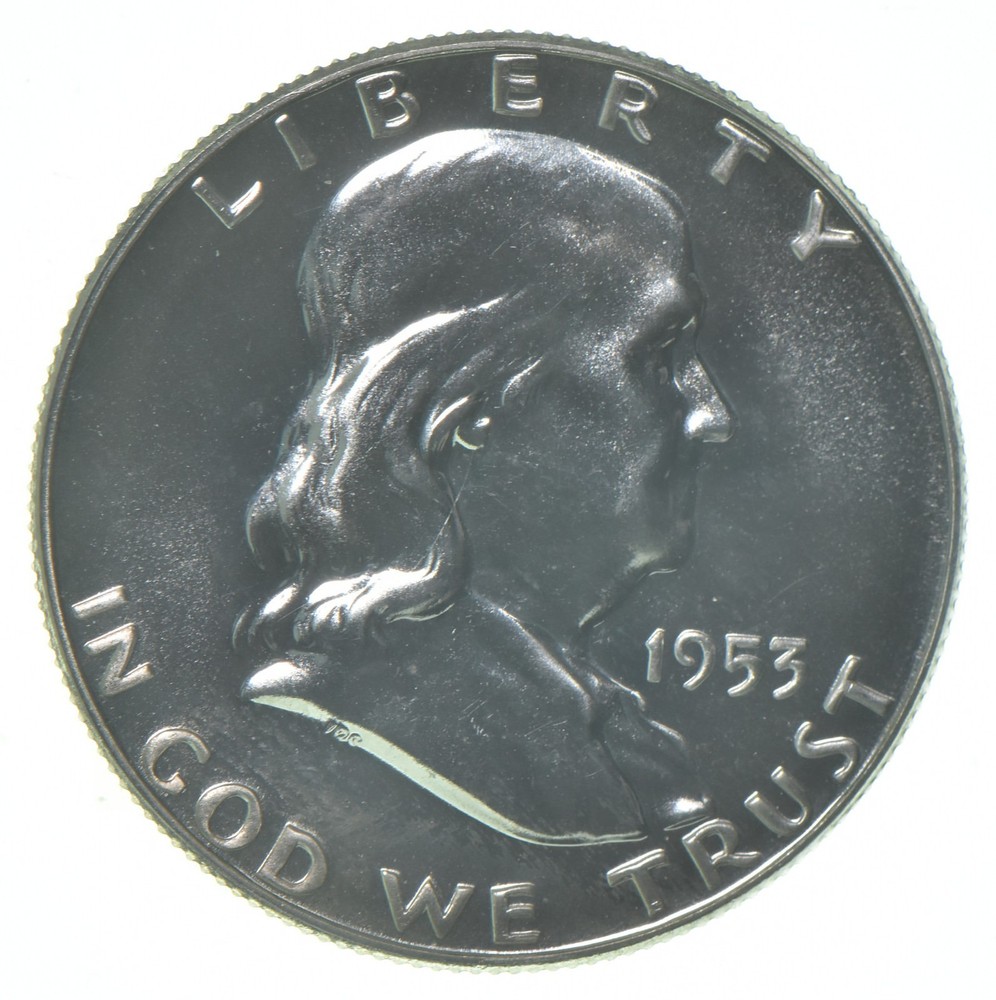 1953 Proof Franklin Half Dollar 90% Silver