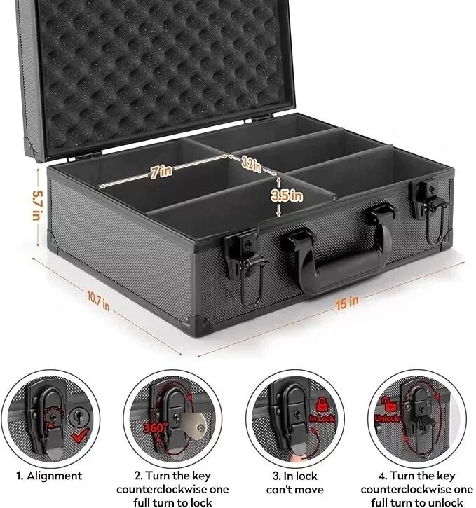 Toploader Trading Sports Cards Graded Card Case Storage Box for 600+ 35PT 3"x4"