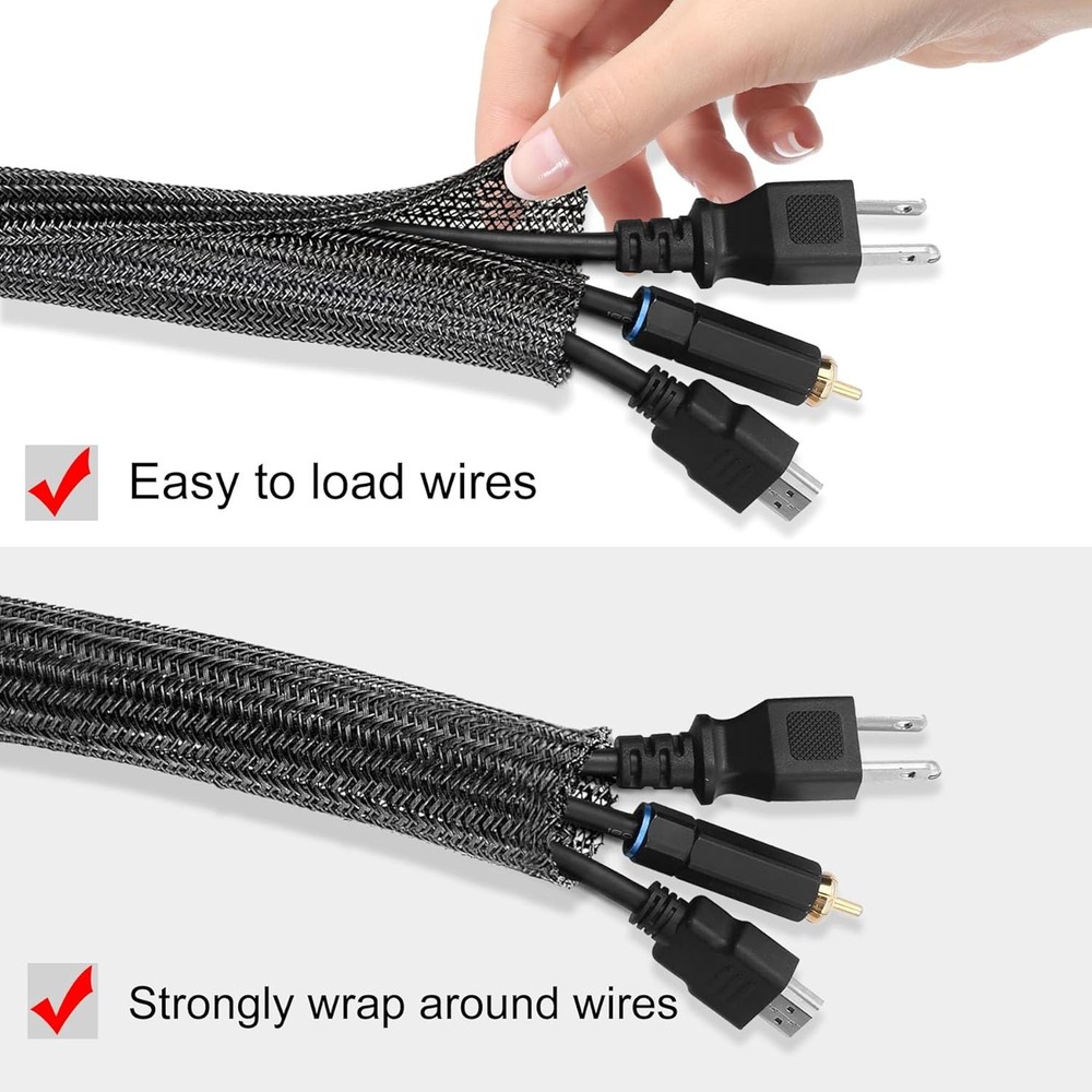 Split Wire Cable Protector Sleeve