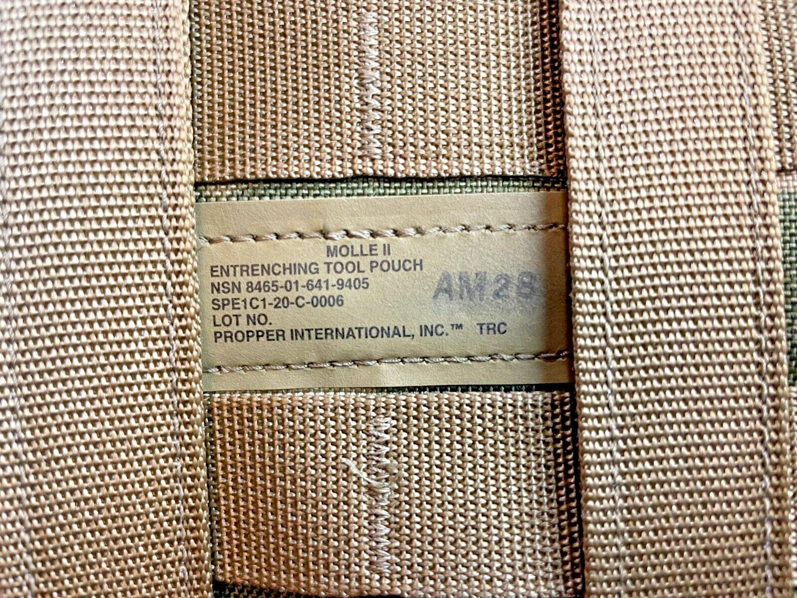 NIB US ARMY MOLLE E-Tool Entrenching Shovel Carrier Pouch Cover OCP MULTICAM