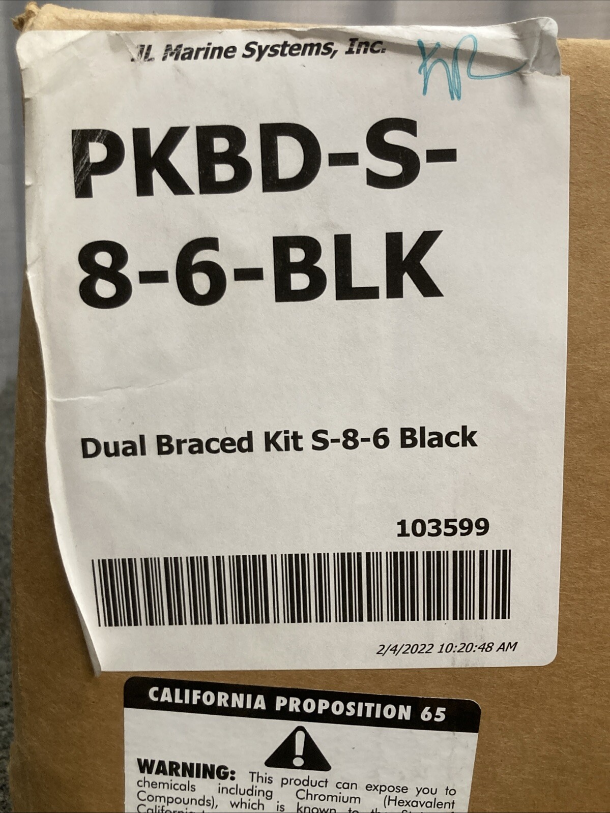 NEW GENUINE POWER POLE PKBD-S-8-6-BLK Dual Braced Kit BLACK