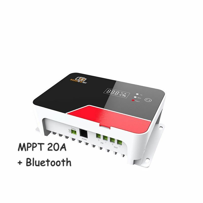 MPPT 20 A MobiSolar Solar Charge Controller with Bluetooth