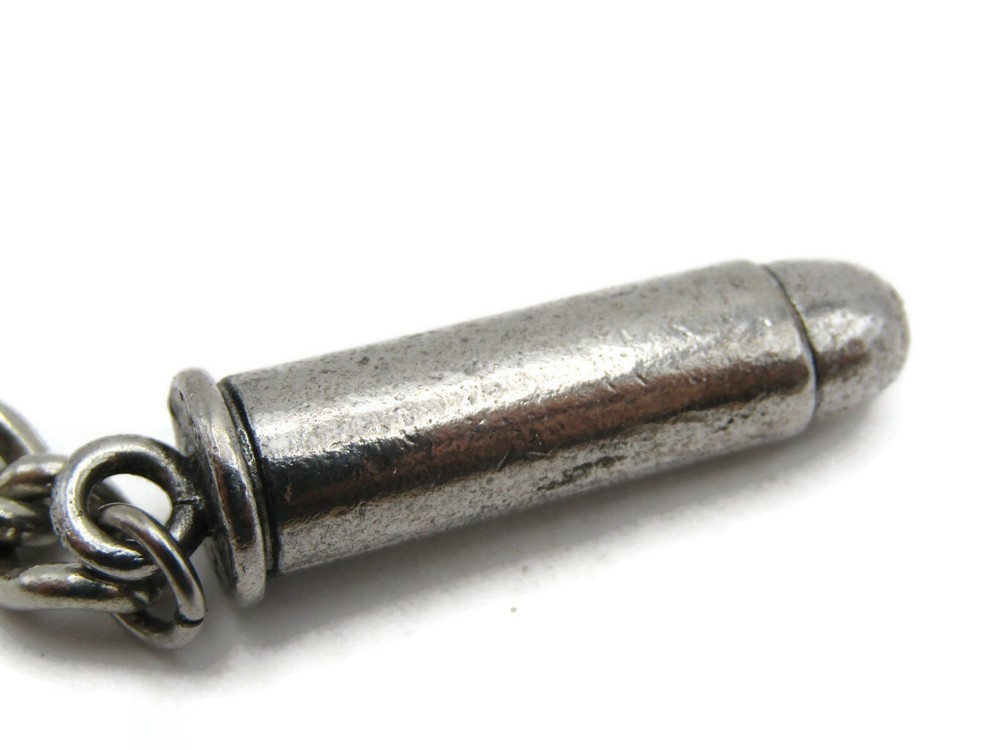 Max K Olson Silver Bullet Keychain Charm