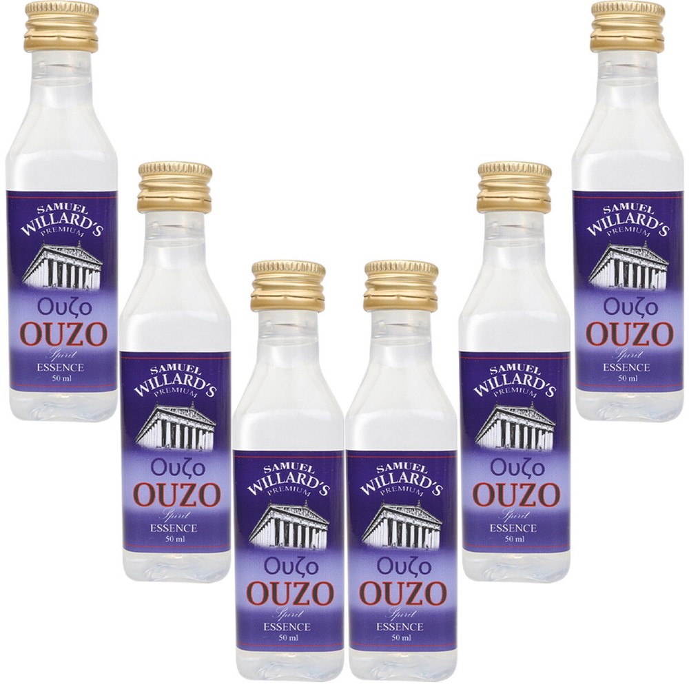 6X Samuel Willard's Premium Ouzo 50ml Home Brew Essence