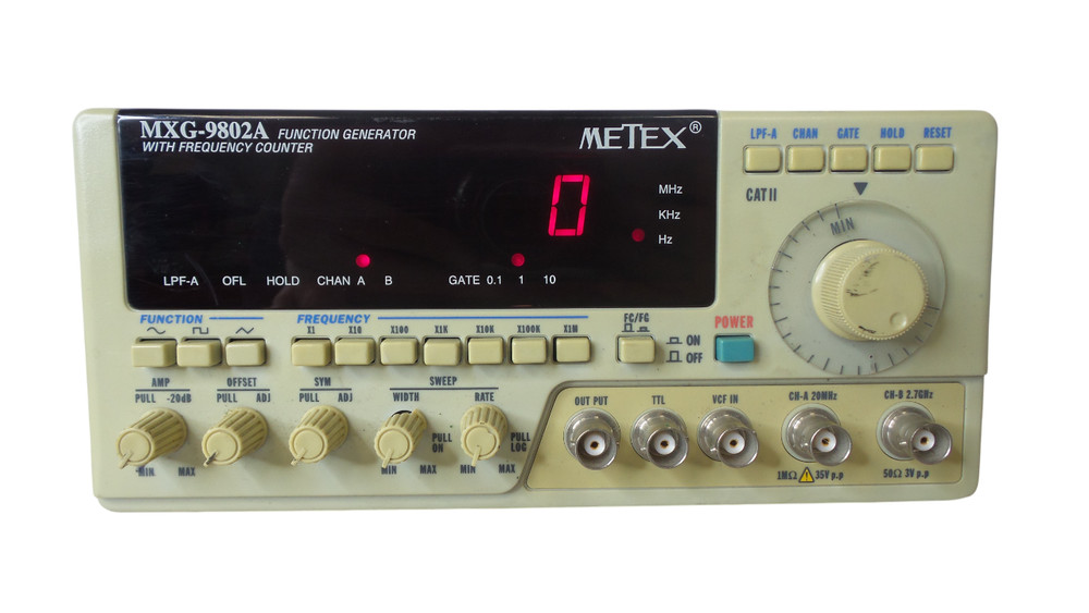 METEX MXG-9802A Function Generator &  Frequency Counter - Free Shipping