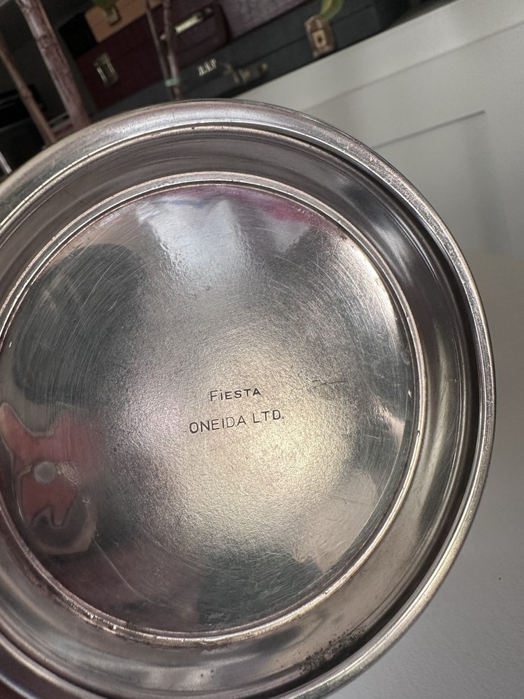 Fiesta Oneida Silver Plated Pitcher