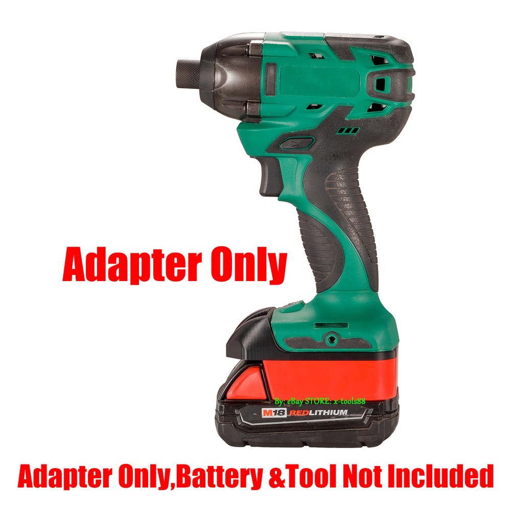 Adapter Suitable for Masterforce BOOST 20v Tools to Milwuakee M18 Li-lon Battery