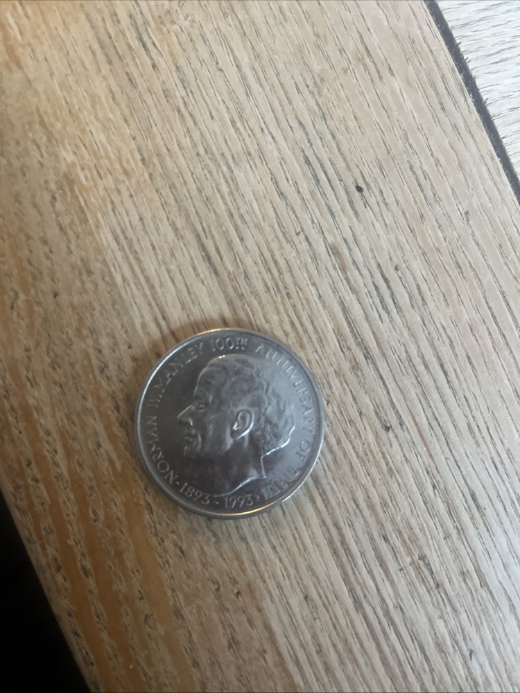 Jamaica Five Dollars Silver 1993