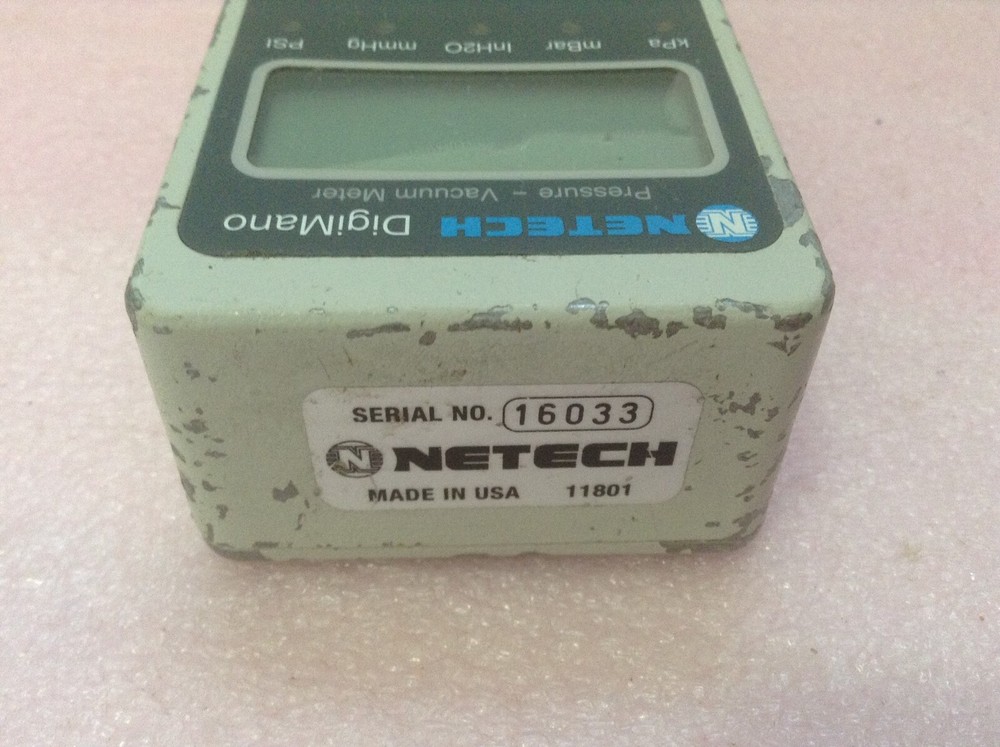 Netech DIGIMANO Pressure Vacuum Meter