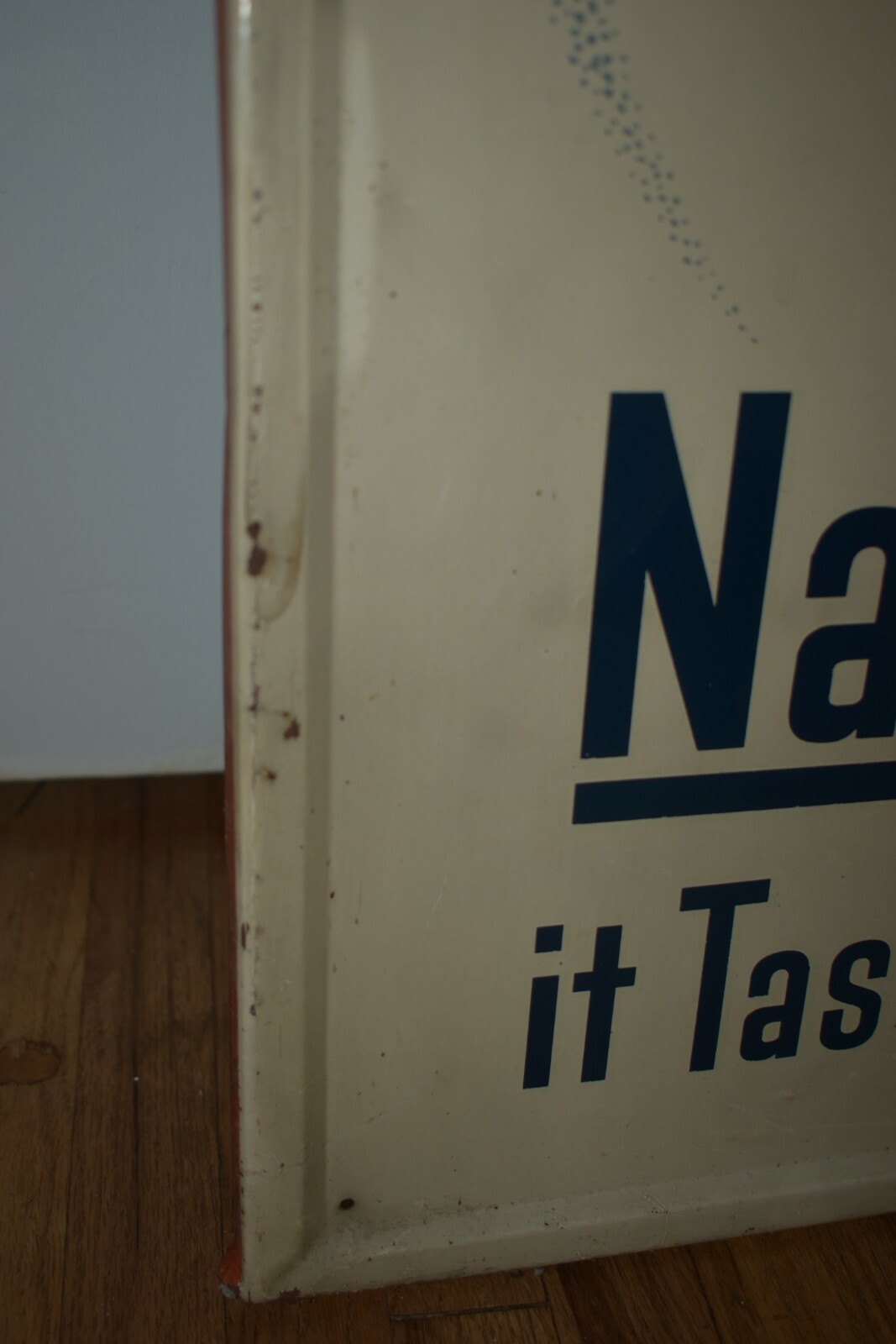 RARE Vintage DRINK ORANGE CRUSH SODA POP BOTTLE Metal ADVERTISING VERTICAL SIGN