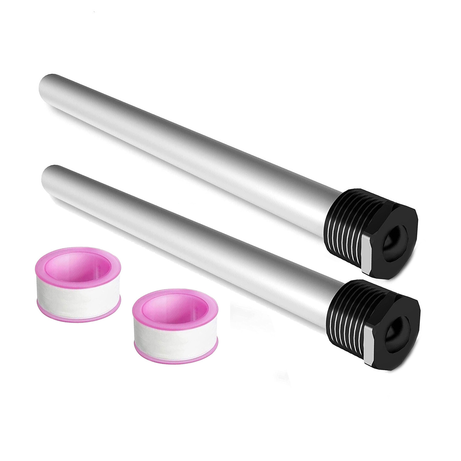 2-Pack Magnesium Anode Rod for RV Water Heater + PTFE Tape For Suburban