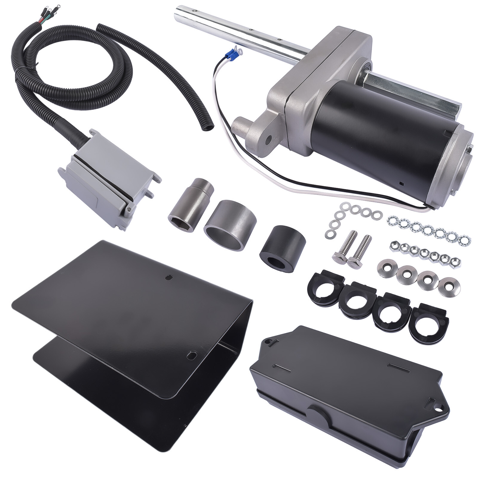 12,000 lbs Electric Powered-Drive Trailer Jack Kit Fits for Single Speed Jacks