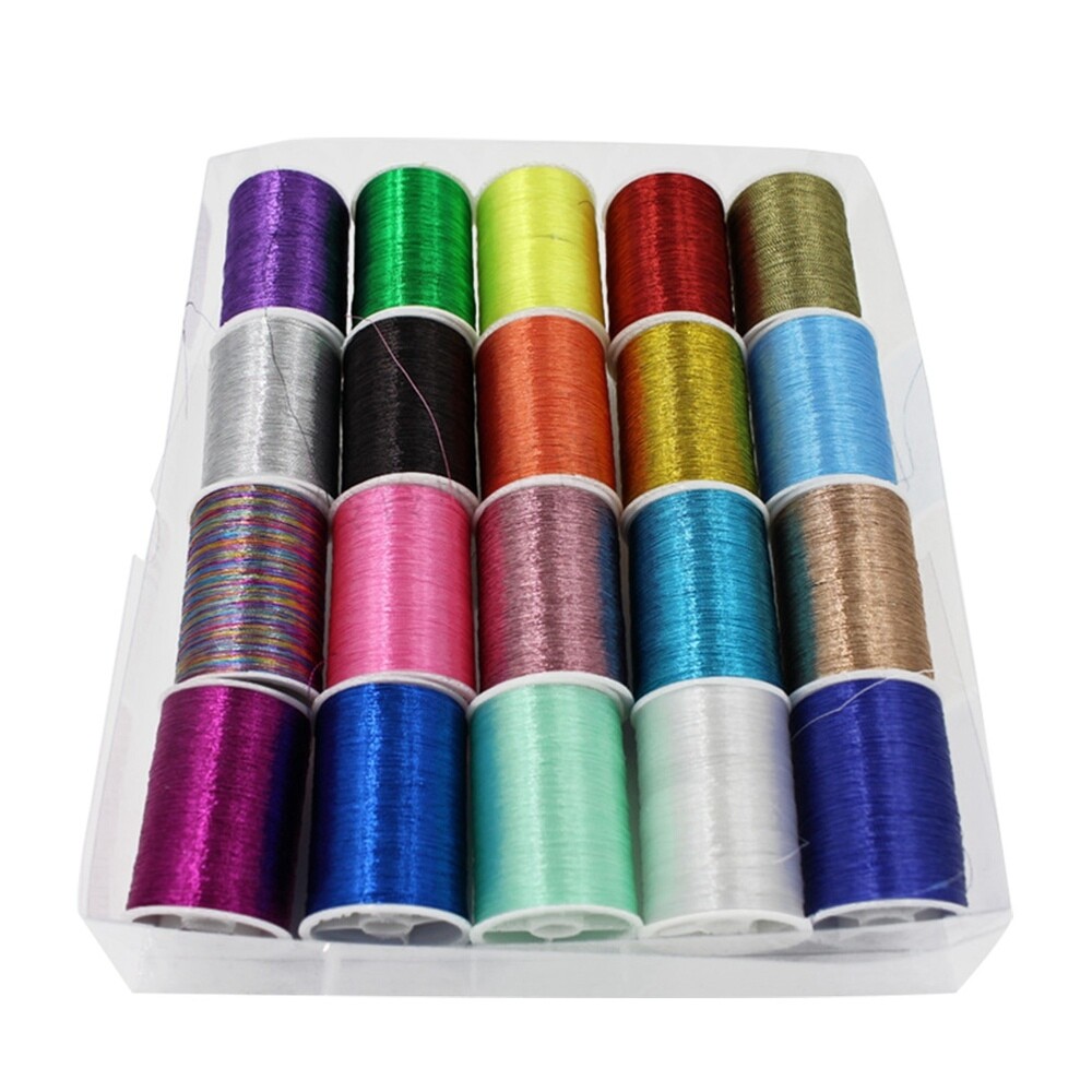 Embroidery Thread Metallic Embroidery Floss Metallic Thread Set