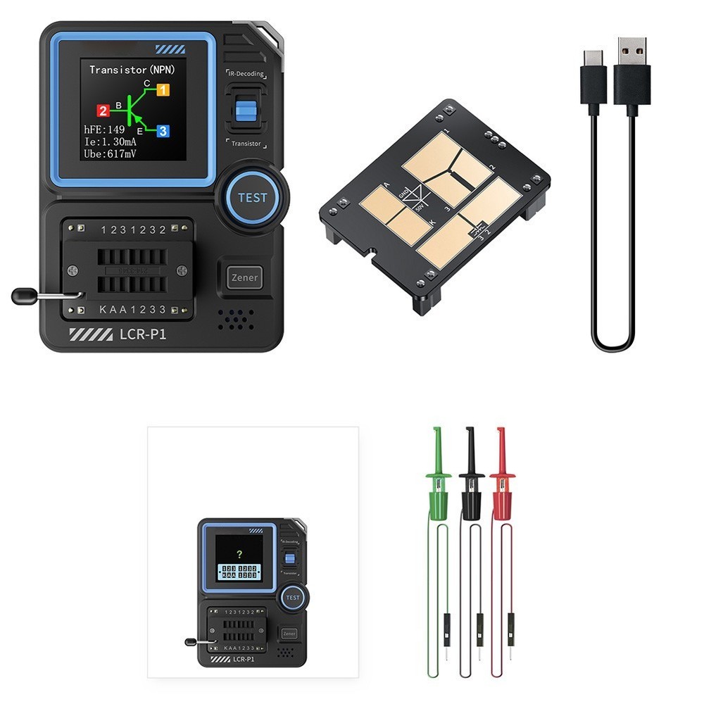LCRP1 Transistor Tester Quick Component Identification Saves Time and Effort