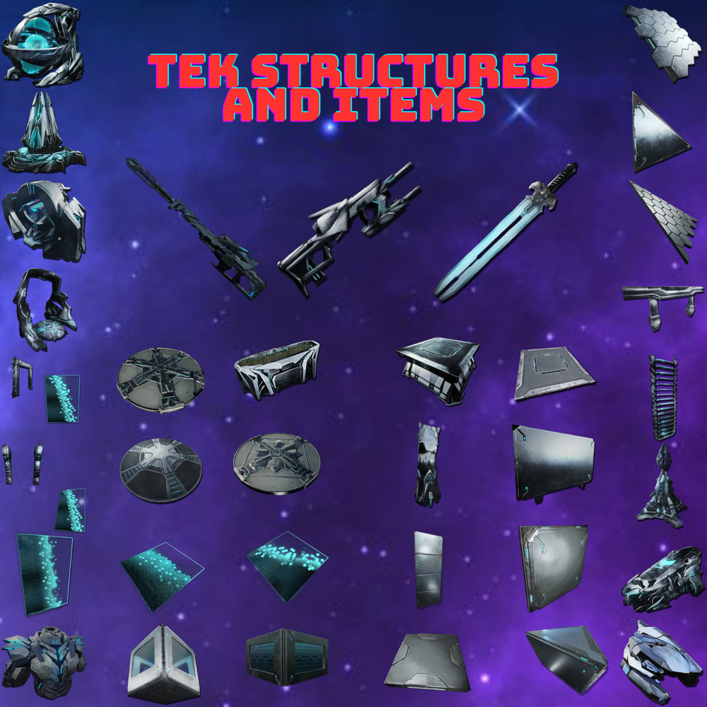 Ark Survival Ascended PVE Tek Structures and Items