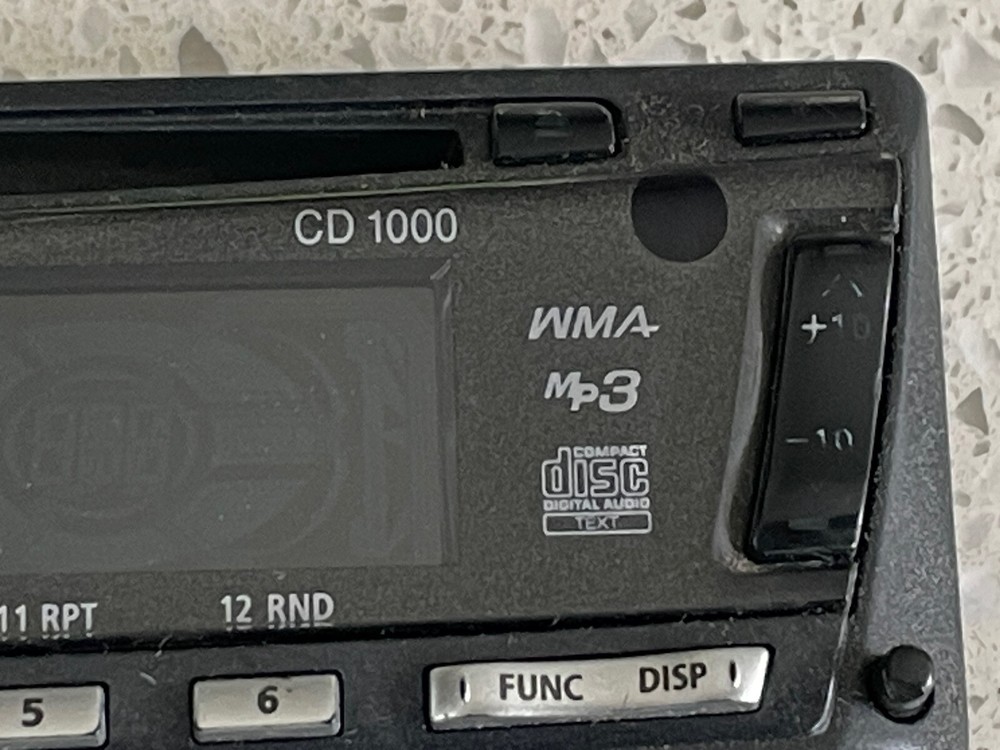 ECLIPSE CD1000 CAR STEREO FACEPLATE ONLY ECLIPSE CD1000 FACEPLATE OEM🟠