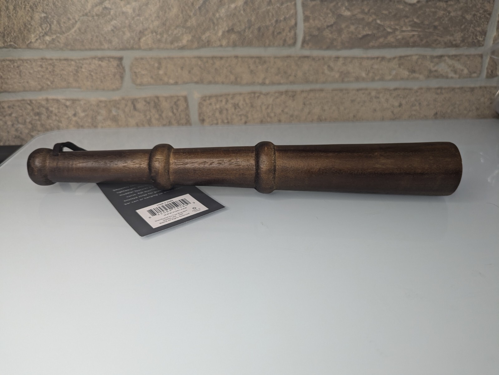 Viski Acacia Wood Cocktail 12" Muddler Bar Utensils, Wooden Essentials,