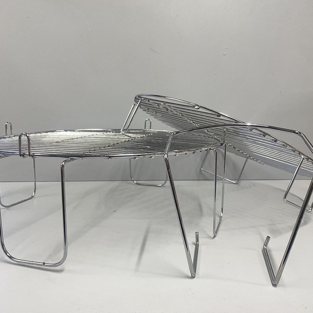 Nuwave Pro Infrared Oven (2) Stackable Wire Racks 2" 4" Dome Holder Replacement