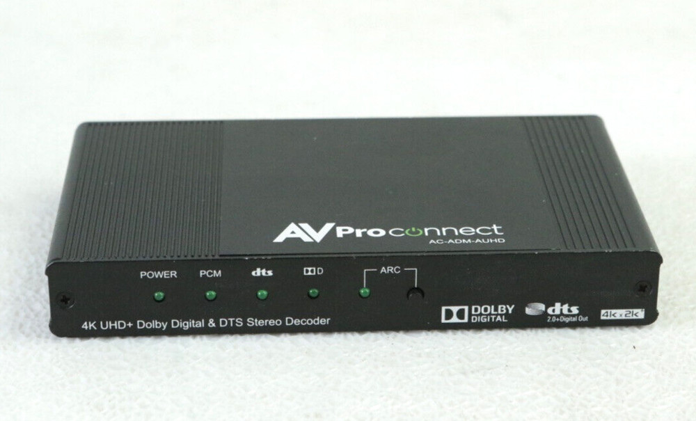 AVPro Edge AC-ADM-AUHD Dolby Digital and DTS Stereo Decoder L310