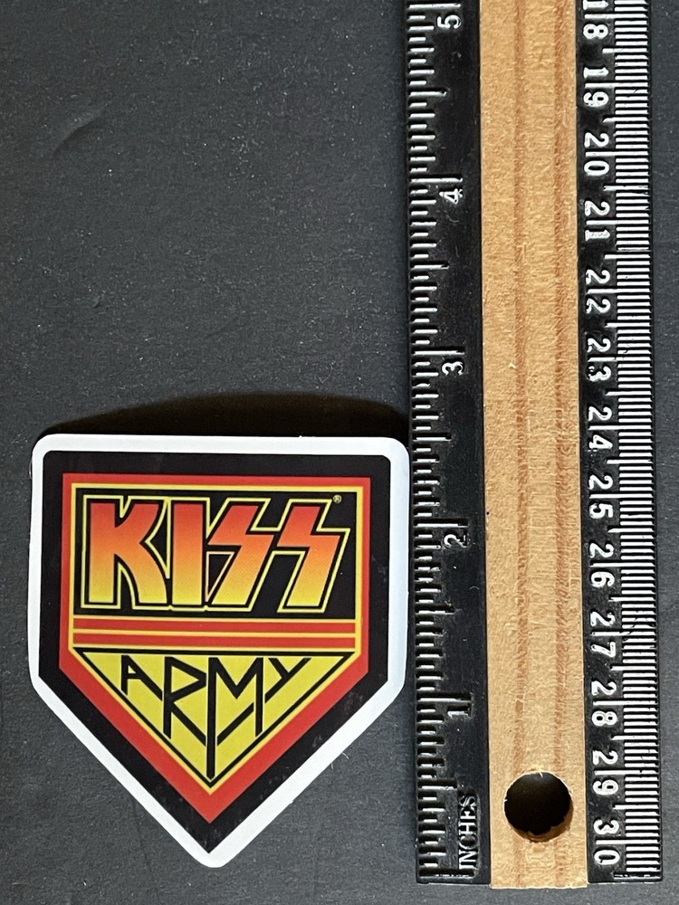 Kiss Army Sticker Iconic 70s Rock Band Simmons Stanley NY NYC for Skateboard New