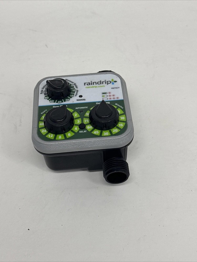 Raindrip R675CT Automatic Irrigation Timer w/ Filter – New Open Box