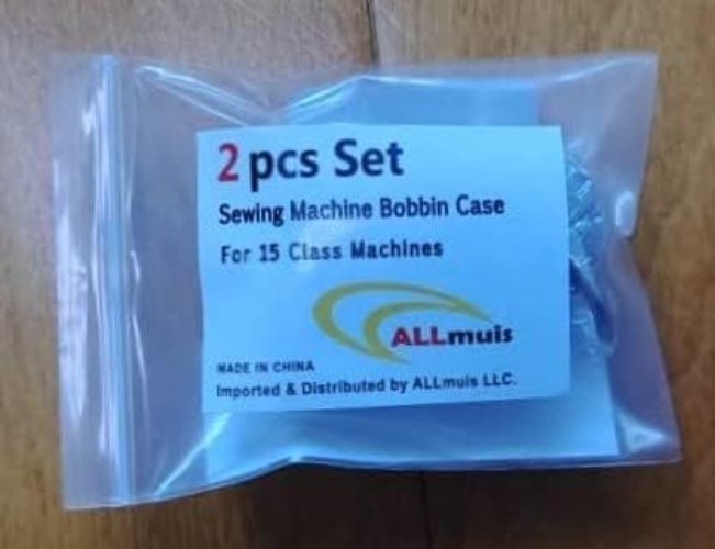 Replacement Bobbin Cases for Front Loading 15 Class Sewing Machines Two Count