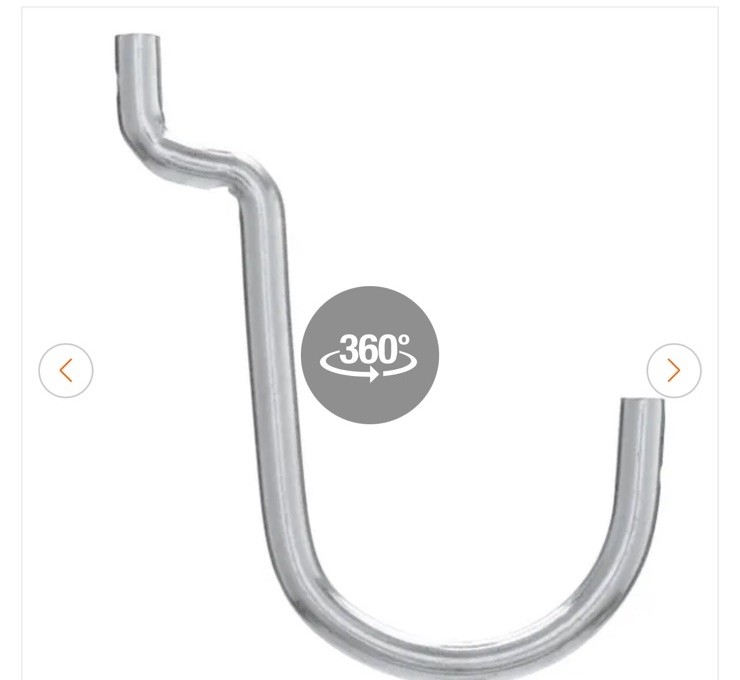 Everbilt Locking Peg Hook Assortment 1/8 & 1/4 Pegboard 32 Pcs Mounting Hardware