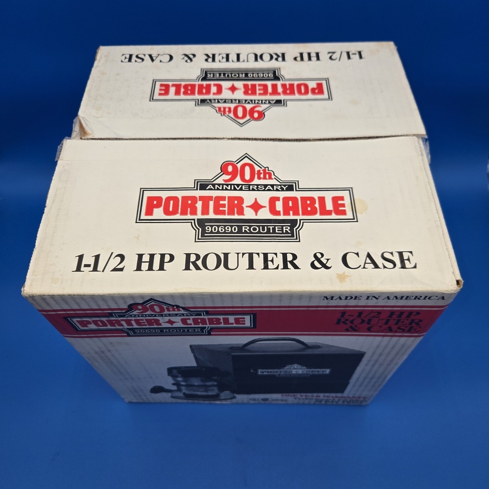 Porter Cable Router model 90690 American Classic 90th Anniversary NOS!!