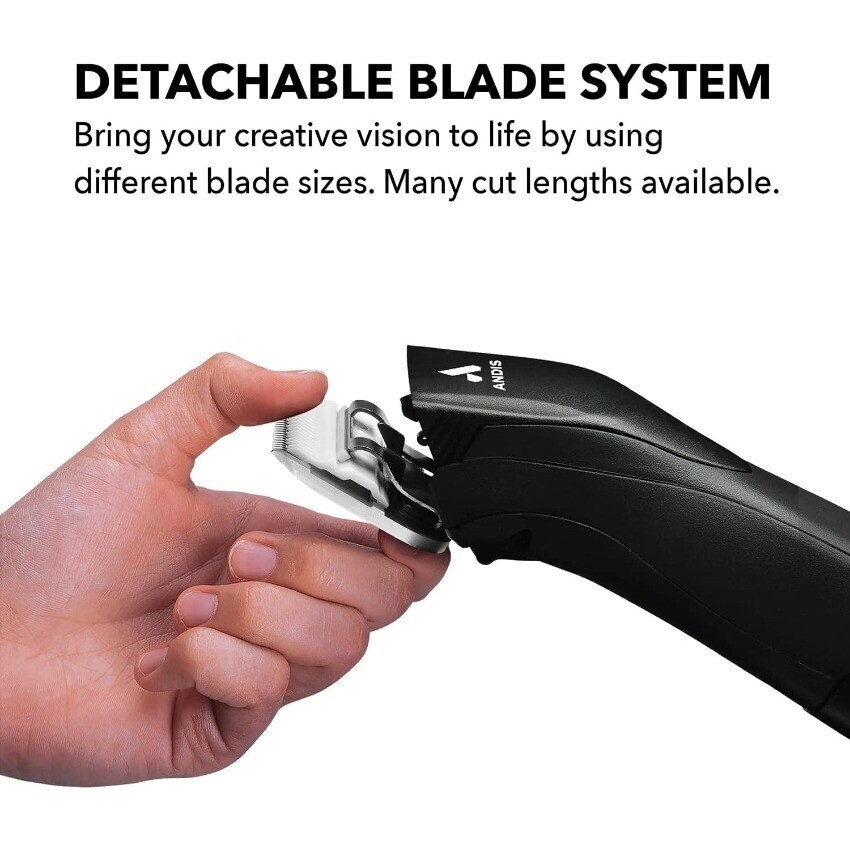 Andis 79170 Pulse Zr II 5-Speed Detachable Blade Clipper, Cordless Animal