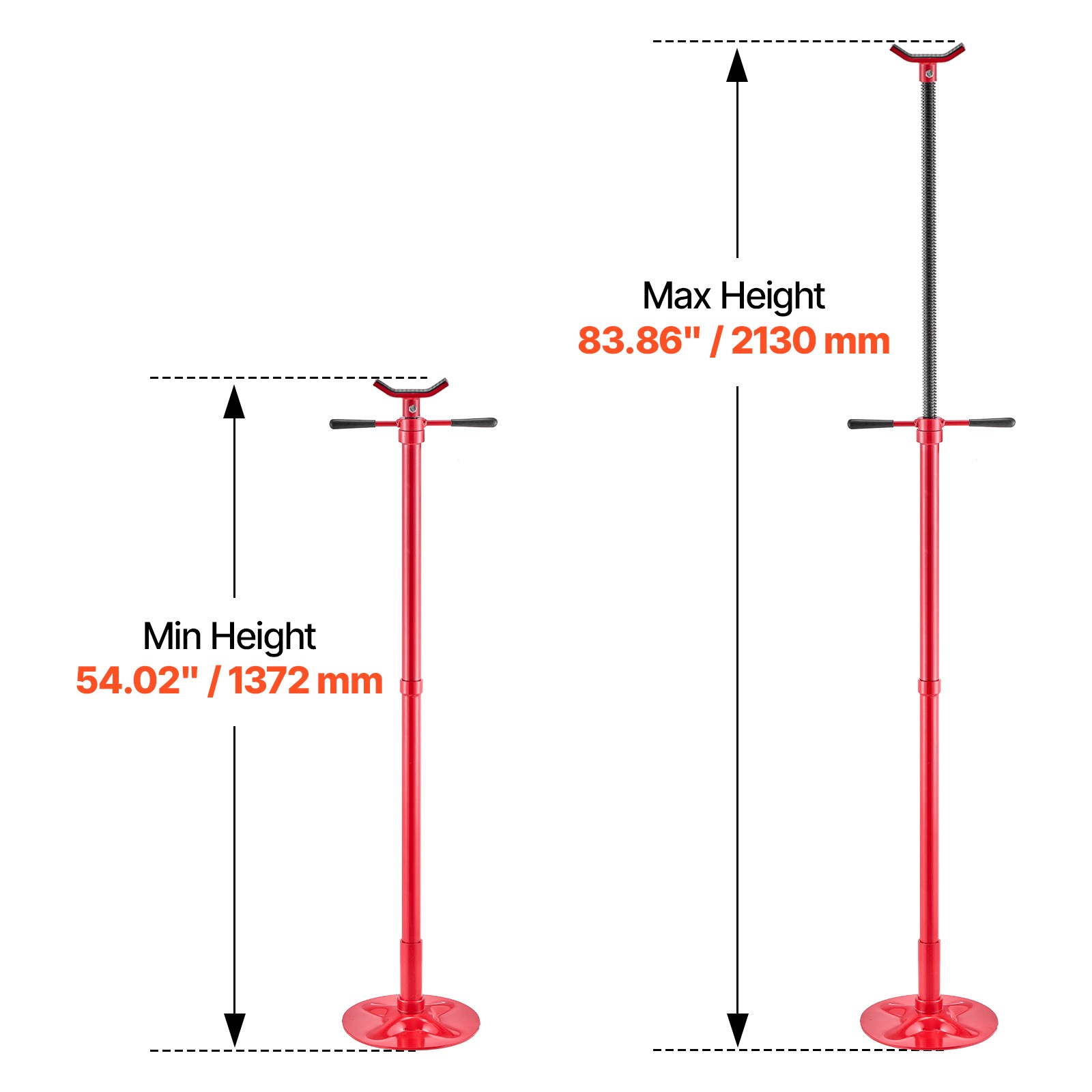 Uimoso Underhoist Support Stand with 3/4 Ton Capacity and Stable Round Base