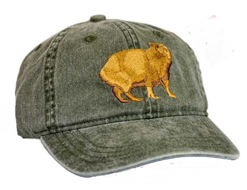 Capybara Embroidered Cotton Cap NEW
