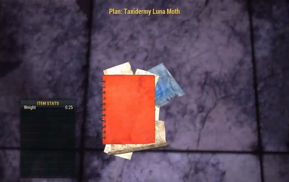 (Xbox) Taxidermy Luna Moth Plan