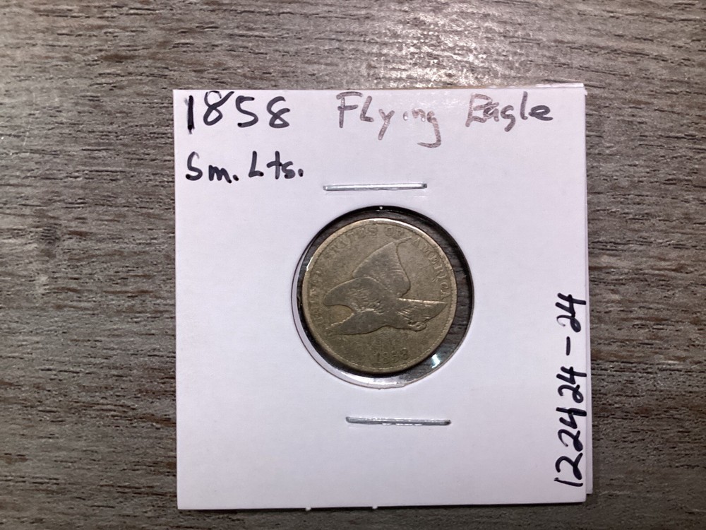 1858 Flying Eagle Penny Key Date with Small Letters 122424 24ae