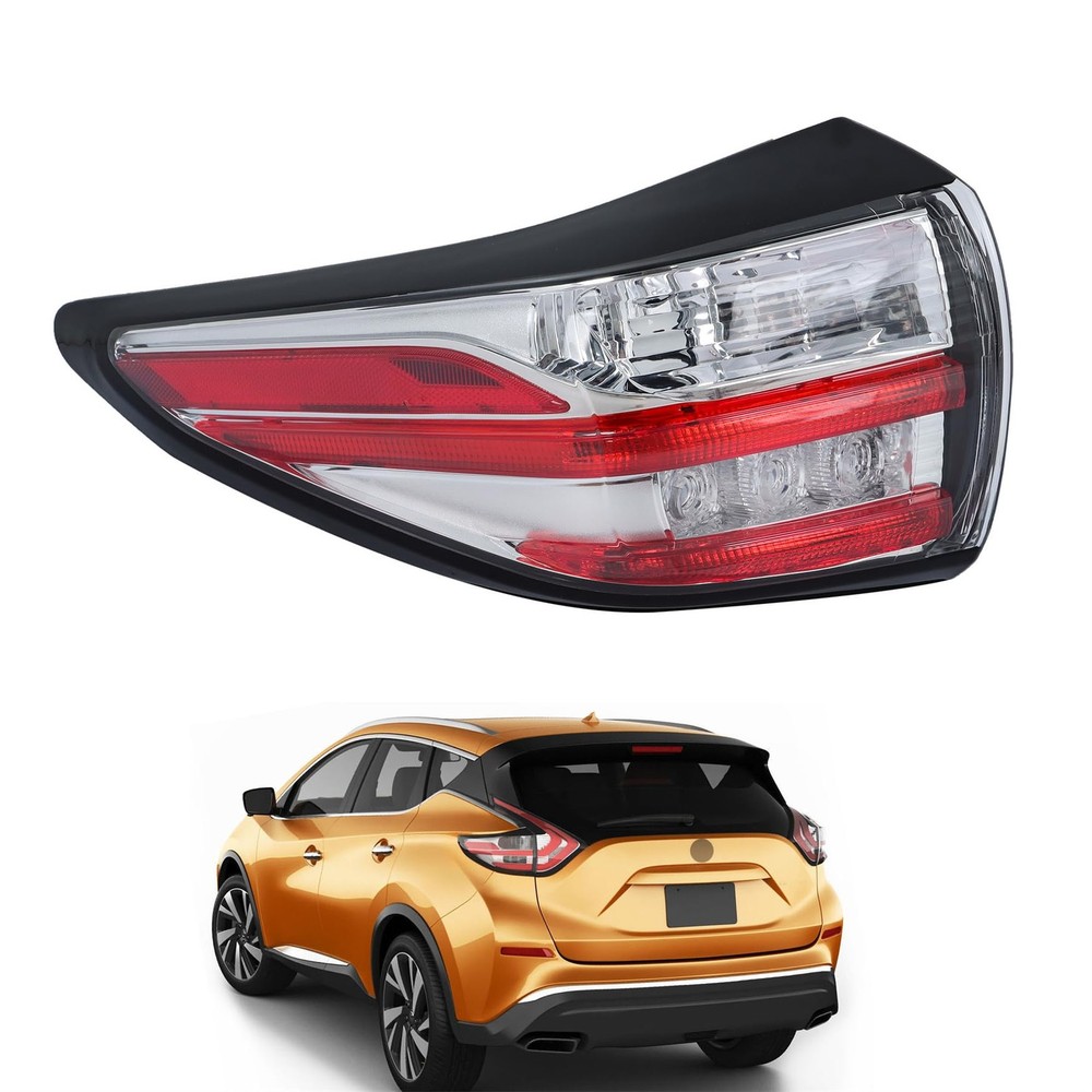 Left Side Outer Tail Light Driver Side for Murano 2015-2018 NI2804103