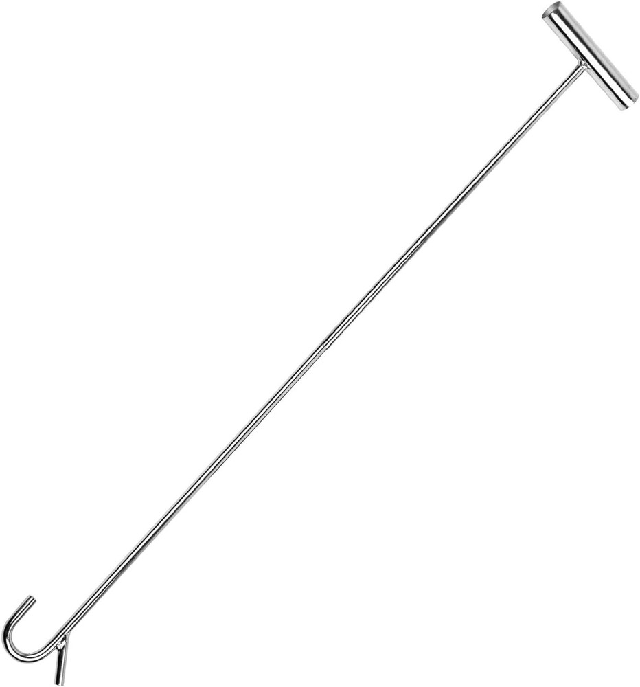 5th Wheel Pin Puller 31" Heavy-Duty Solid Steel Chrome Plated Detachable 1pack
