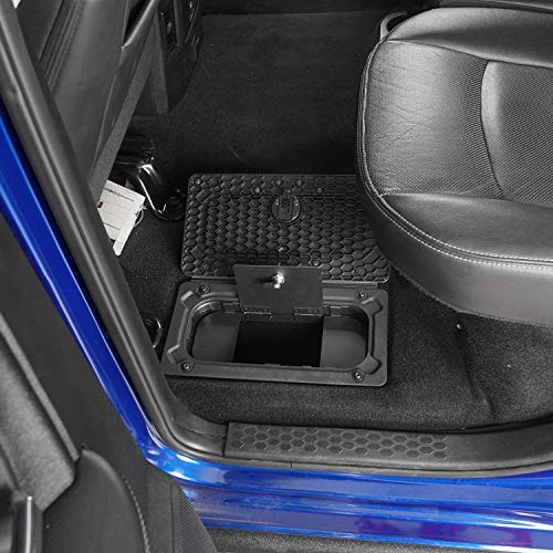 RAM Rear Seat Floor Locking Storage Box Compatible with Dodge RAM